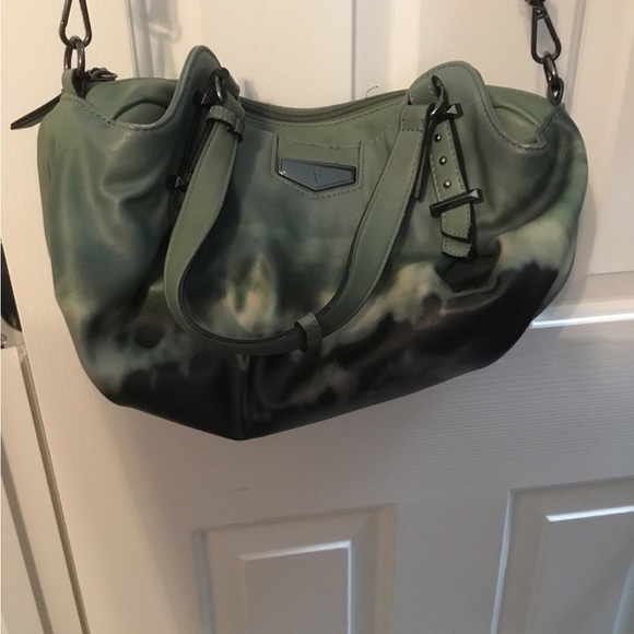 Elegant Green Tie-Dye Crossbody Bag simply vera - Picture 1 of 2